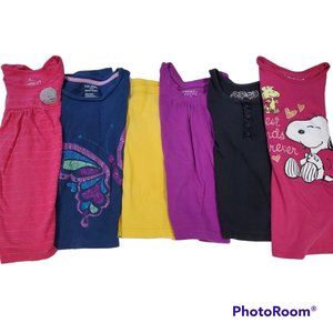 Girls long sleeve tops, size 4T, 6 total shirts